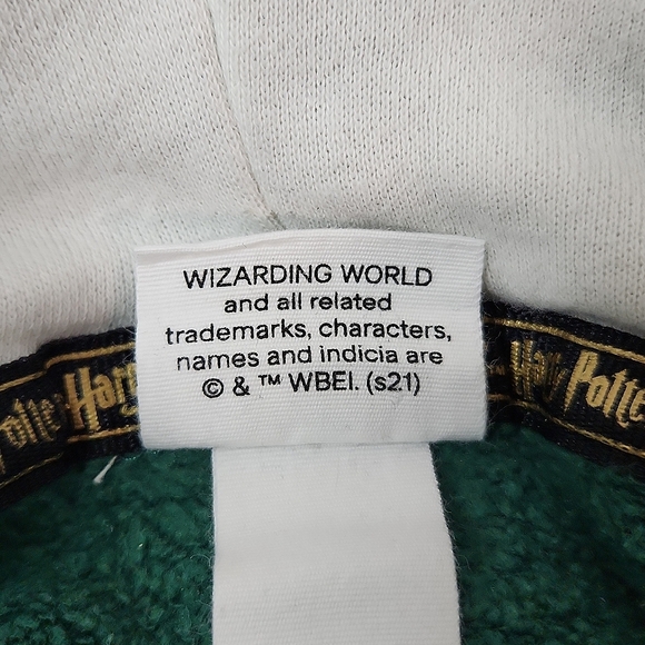 H&M Harry Potter™ Cotton Green Hoodie Sweatshirt, Size 10-12 ~ EUC - Picture 9 of 13